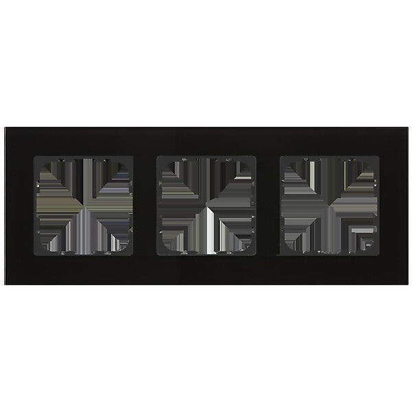 MDT technologies Glasrahmen 3-fach schwarz BE-GTR3S.01S